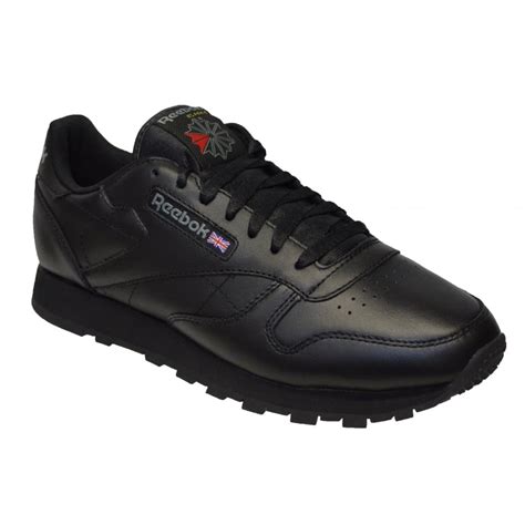 reebok classic leather black|reebok classic leather black men's.